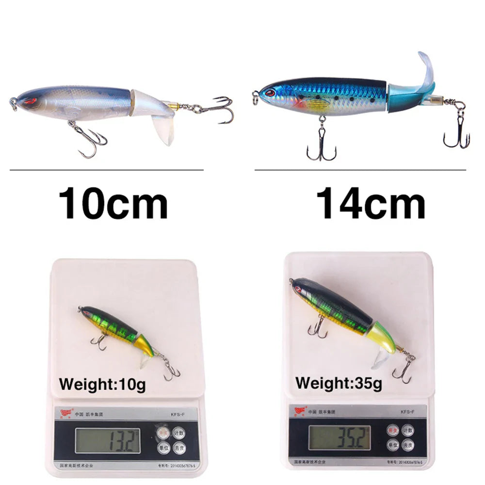 Whopper Plopper fishing bait, popper style, ideal for bass and pike fishing