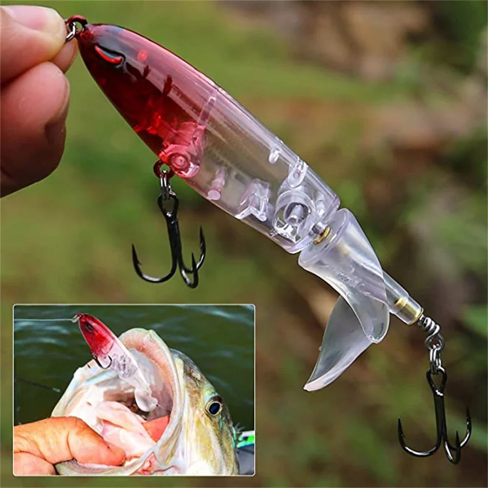 Whopper Plopper artificial bait, effective topwater lure for various fish species