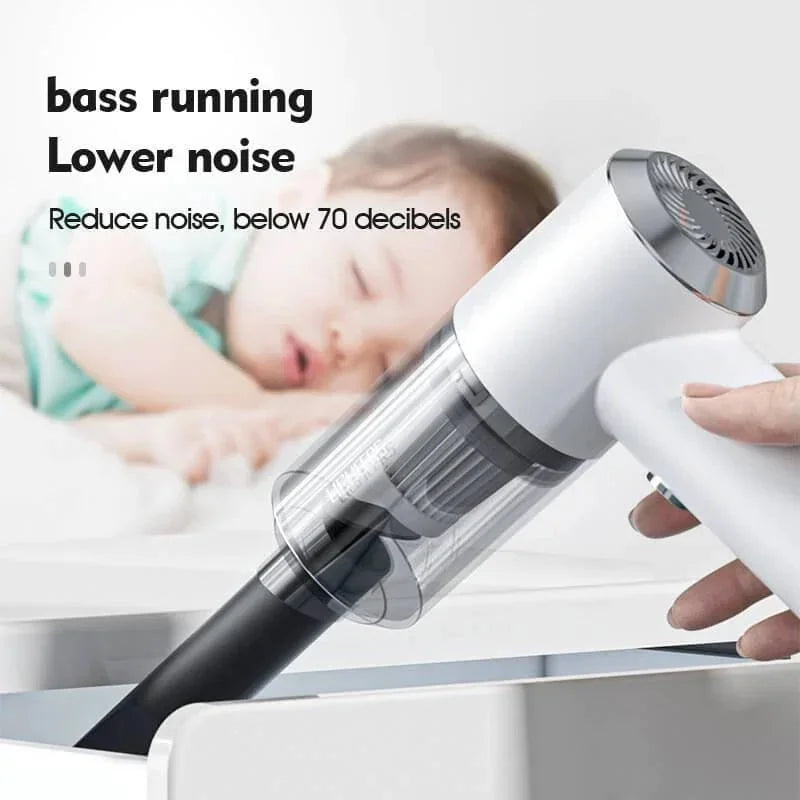 Universal handheld cordless vacuum for cars, home, & office. Rechargeable & lightweight for easy quick cleaning.