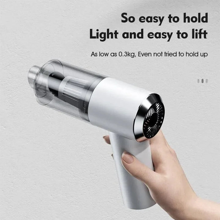 Freedom of cordless cleaning with this portable car vacuum. Handheld, rechargeable for wet & dry auto detailing.