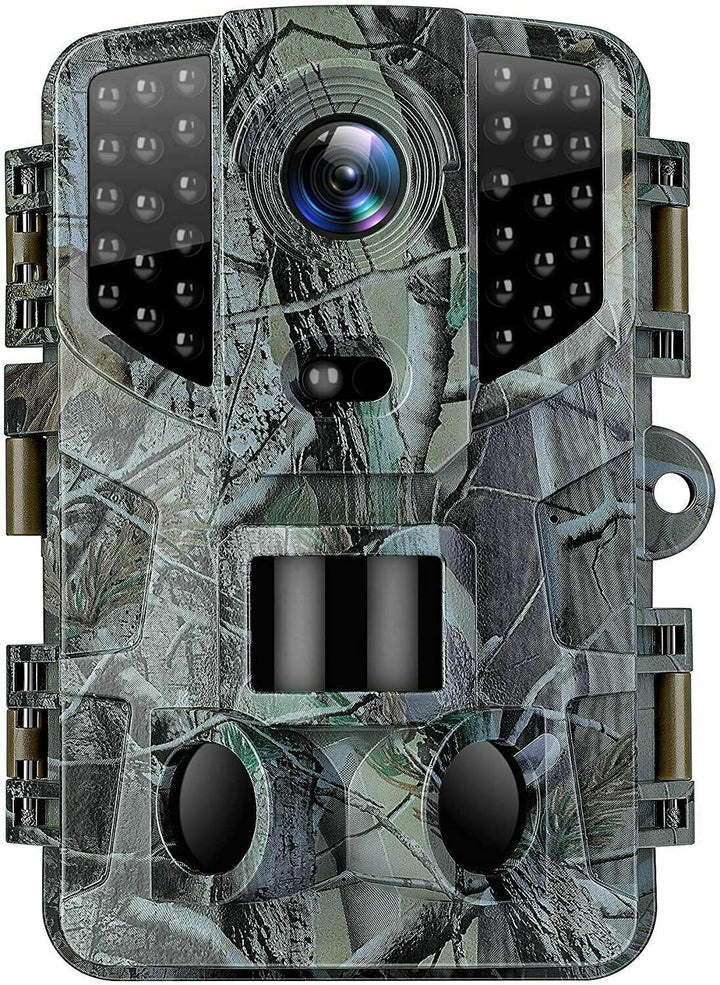 HD wireless trail camera for hunting & wildlife. Features night vision, waterproof design, and game camera capabilities.