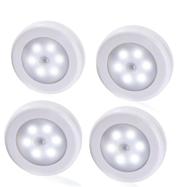 Versatile wireless motion sensor LED night light for closets, stairs, and hallways. Provides essential home safety lighting.