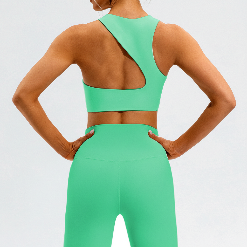 Seamless yoga & gym top for women. Ainsley performance activewear designed for confident, comfortable training.
