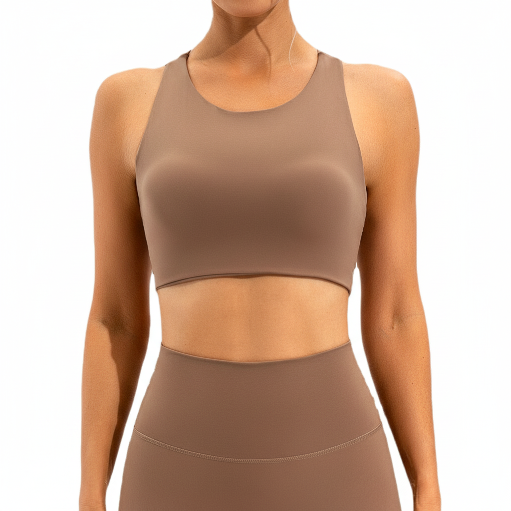 Comfortable women's seamless training top with perfect fit for yoga, gym, and all athletic activities.