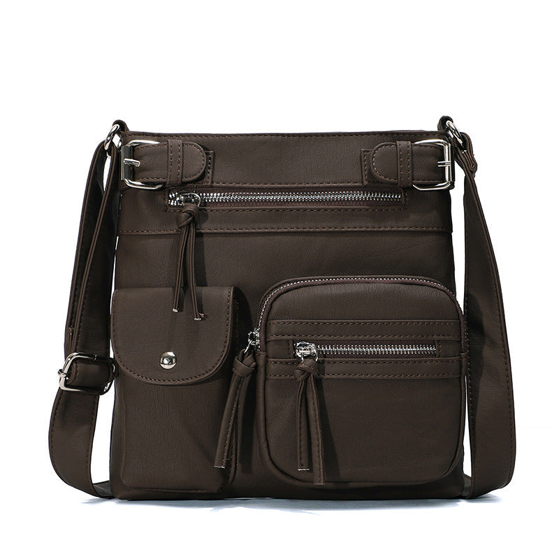 Streamlined women's anti-theft shoulder bag, offering a blend of elegance and robust protection.