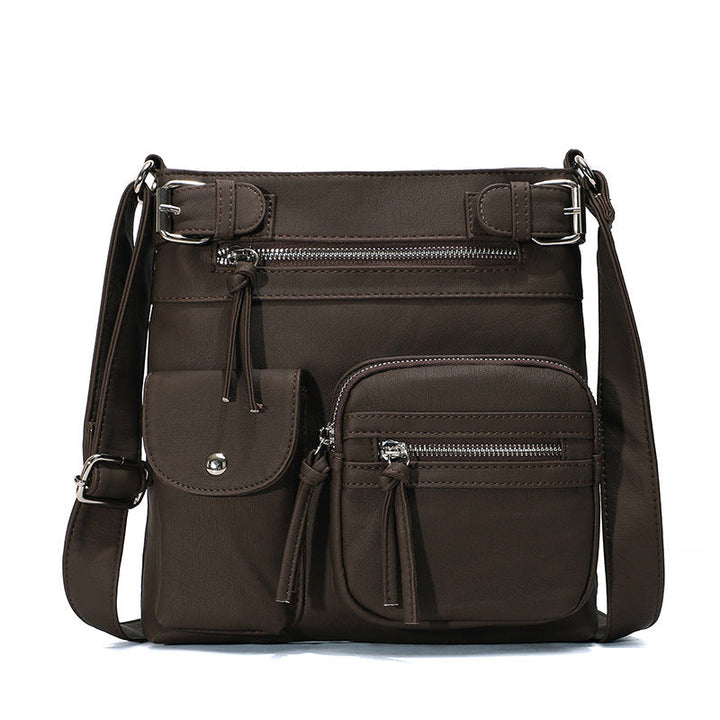 Streamlined women's anti-theft shoulder bag, offering a blend of elegance and robust protection.