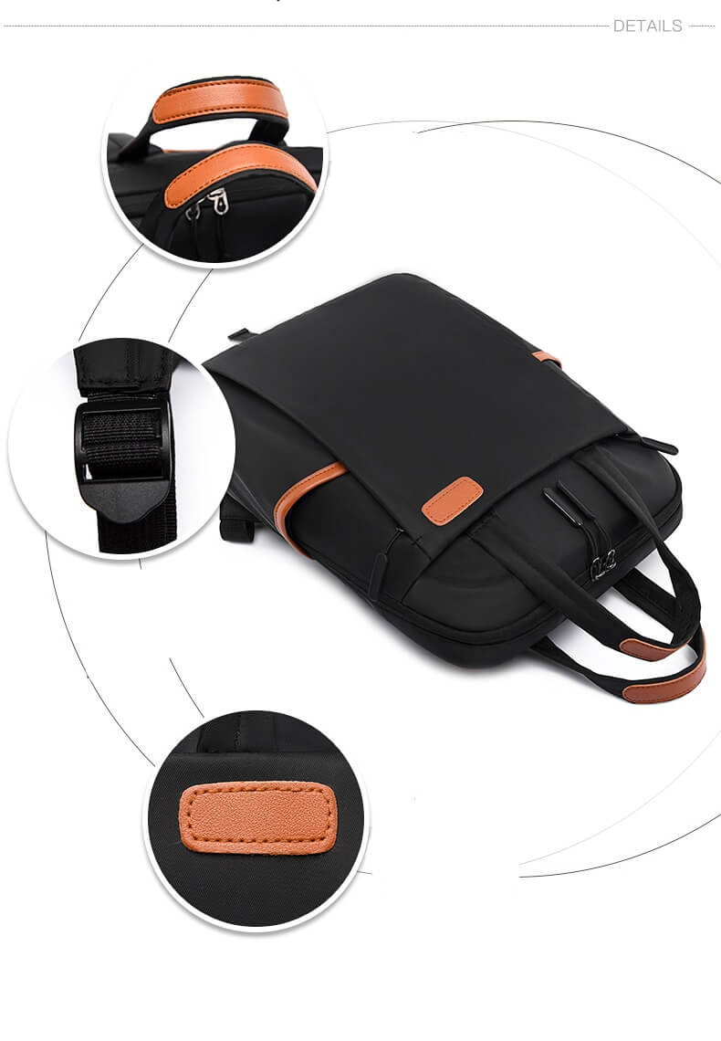 Practical women's anti-theft backpack. Water resistant, lightweight travel & commute bag with security.