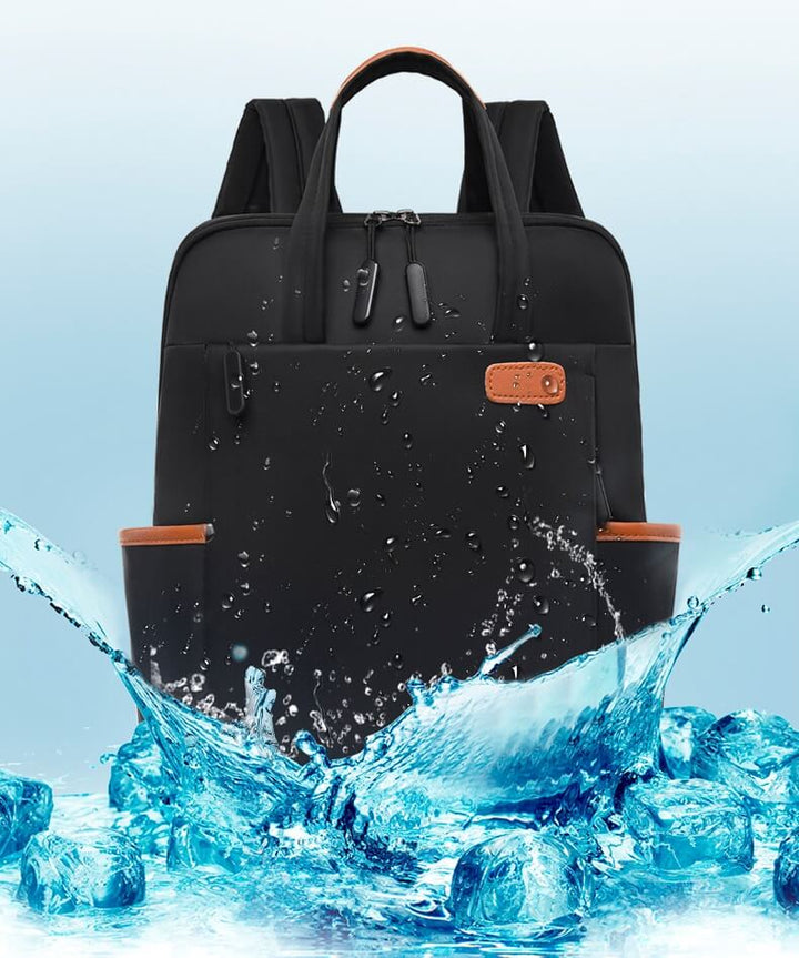 Secure women's anti-theft backpack, water resistant. Lightweight oxford fabric for reliable travel & daily carry.