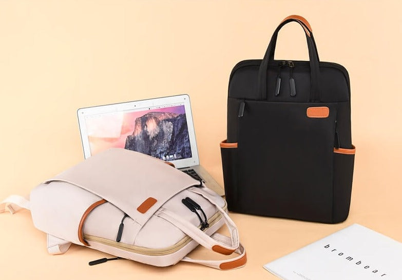 Women's anti-theft travel backpack with water resistant oxford fabric. Secure & lightweight for journeys.