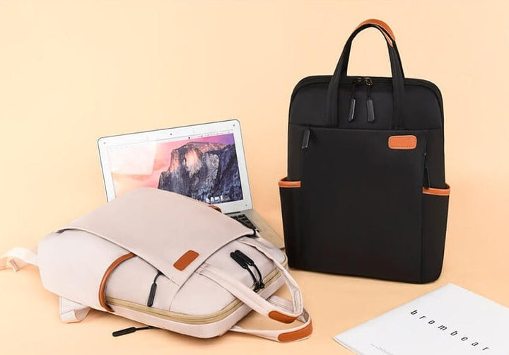 Women's anti-theft travel backpack with water resistant oxford fabric. Secure & lightweight for journeys.