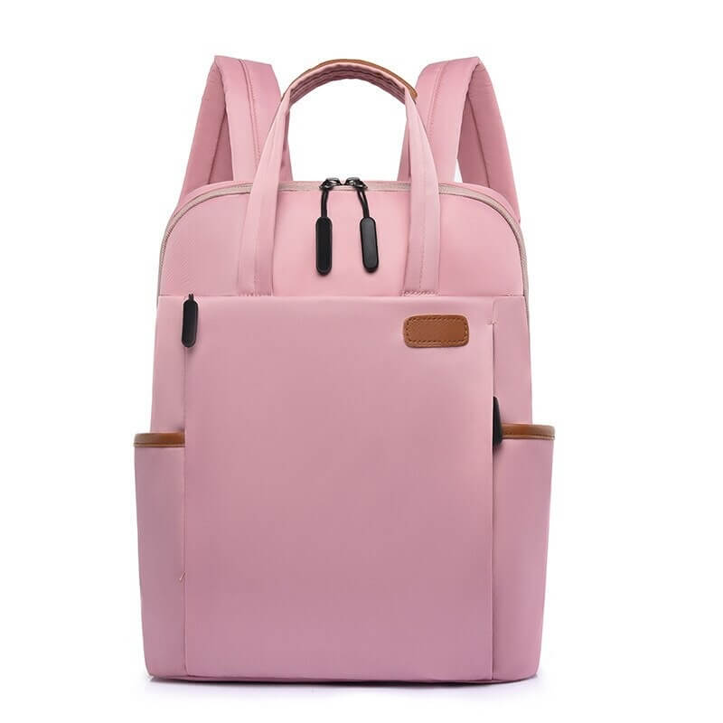 Women's anti-theft travel backpack. Water resistant, lightweight, secure design for confident trips.