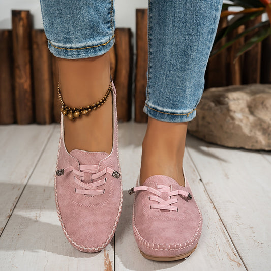 Women's Ashley slip-on shoes for sensitive feet, featuring arch support & elegant tassel detail.