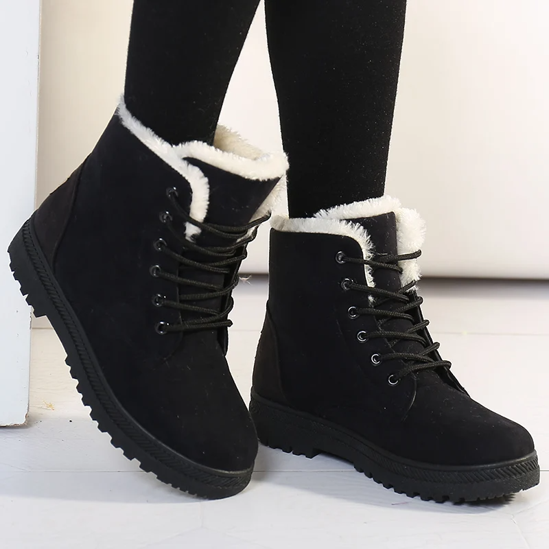 Comfortable women's Aspen plush winter boots. Cozy warmth and secure traction for stylish cold weather adventures.