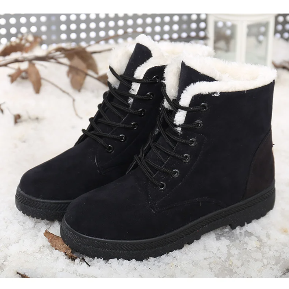 Protective women's Aspen winter boots. Plush, warm, and waterproof footwear with secure traction for snow & cold.