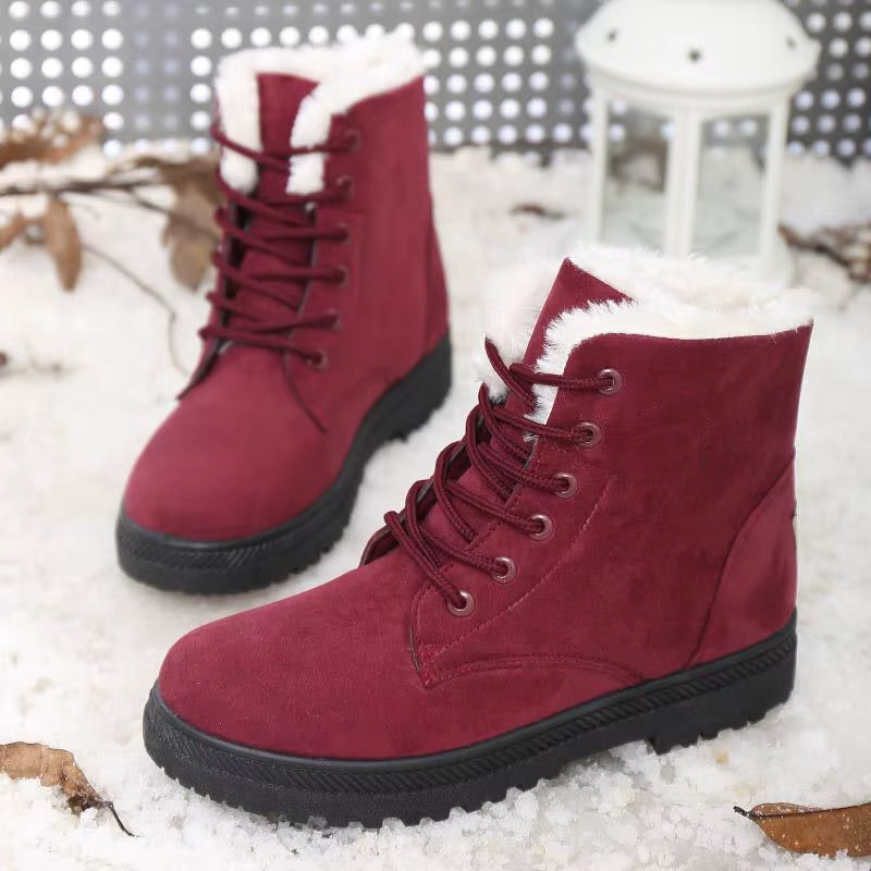 Cozy women's plush winter boots. Warm Aspen footwear with soft lining for ultimate comfort in snow & cold.