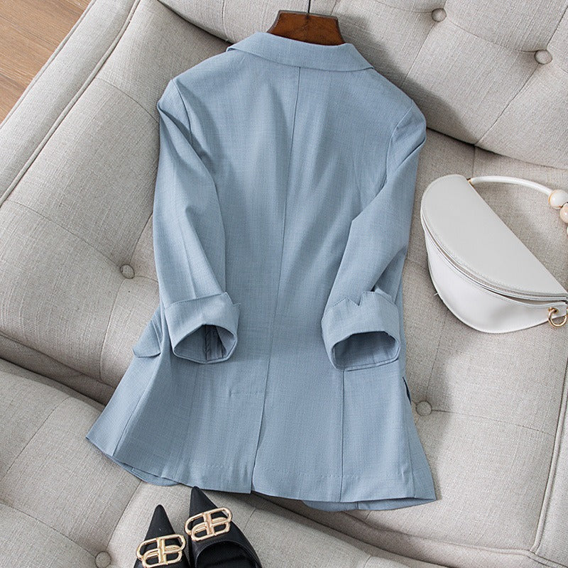 Women's Ava blazer: comfortable, stylish, and versatile. Great for everyday wear, office, or a casual look.