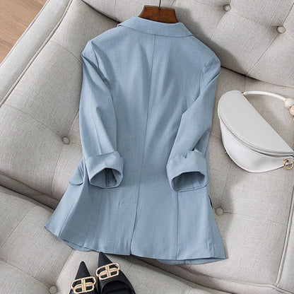 Women's Ava blazer: comfortable, stylish, and versatile. Great for everyday wear, office, or a casual look.
