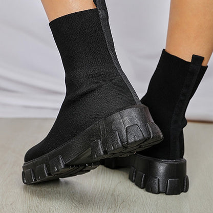 Elegant women's slip-on ankle boots, perfect for adding effortless chic to any outfit.