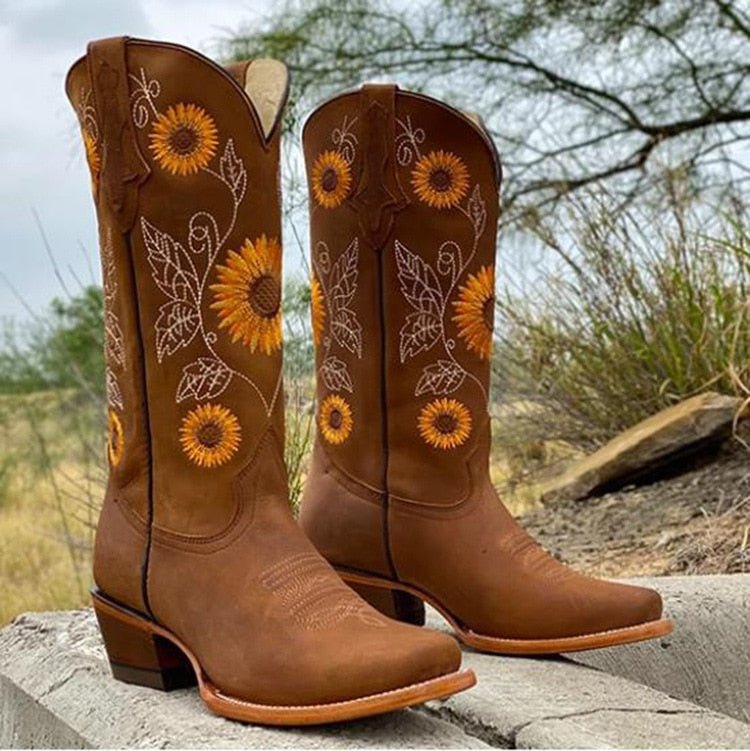 Chic women's bohemian style ankle boots offering ultimate comfort for fall & winter outfits.