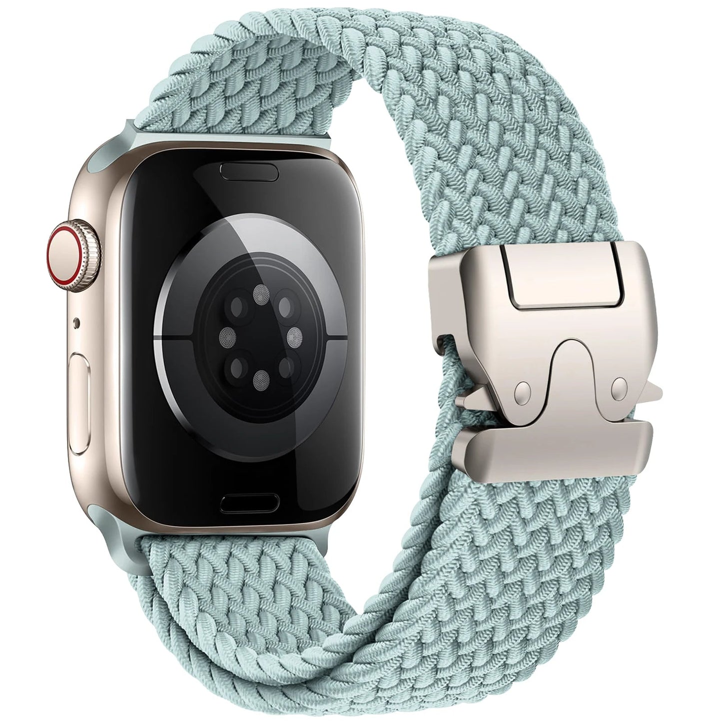 Women's elastic smartwatch band, 1.50in-1.93in, breathable & durable for active women.