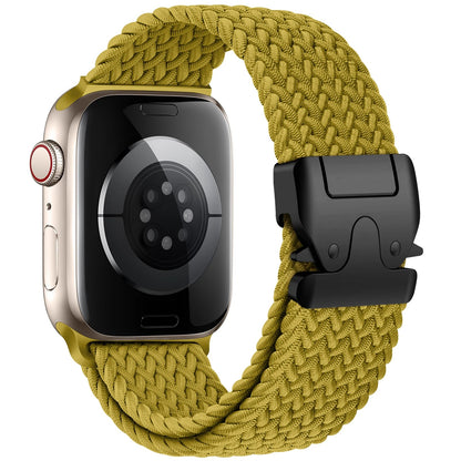 Stylish & breathable women's elastic smartwatch band, comfort fit for workouts & daily use.