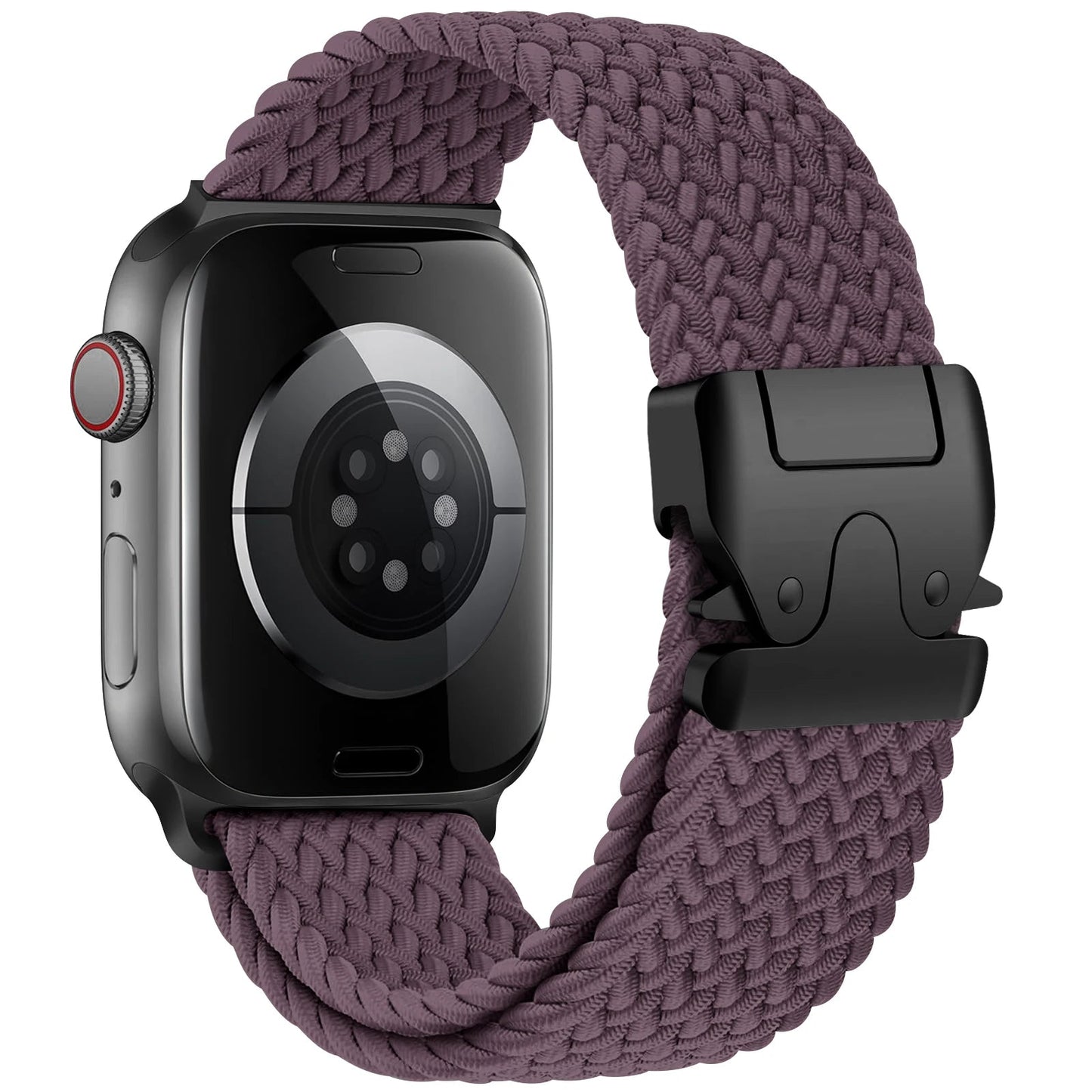 Comfort fit elastic smartwatch band for women, 1.50in-1.93in, breathable tech accessory.