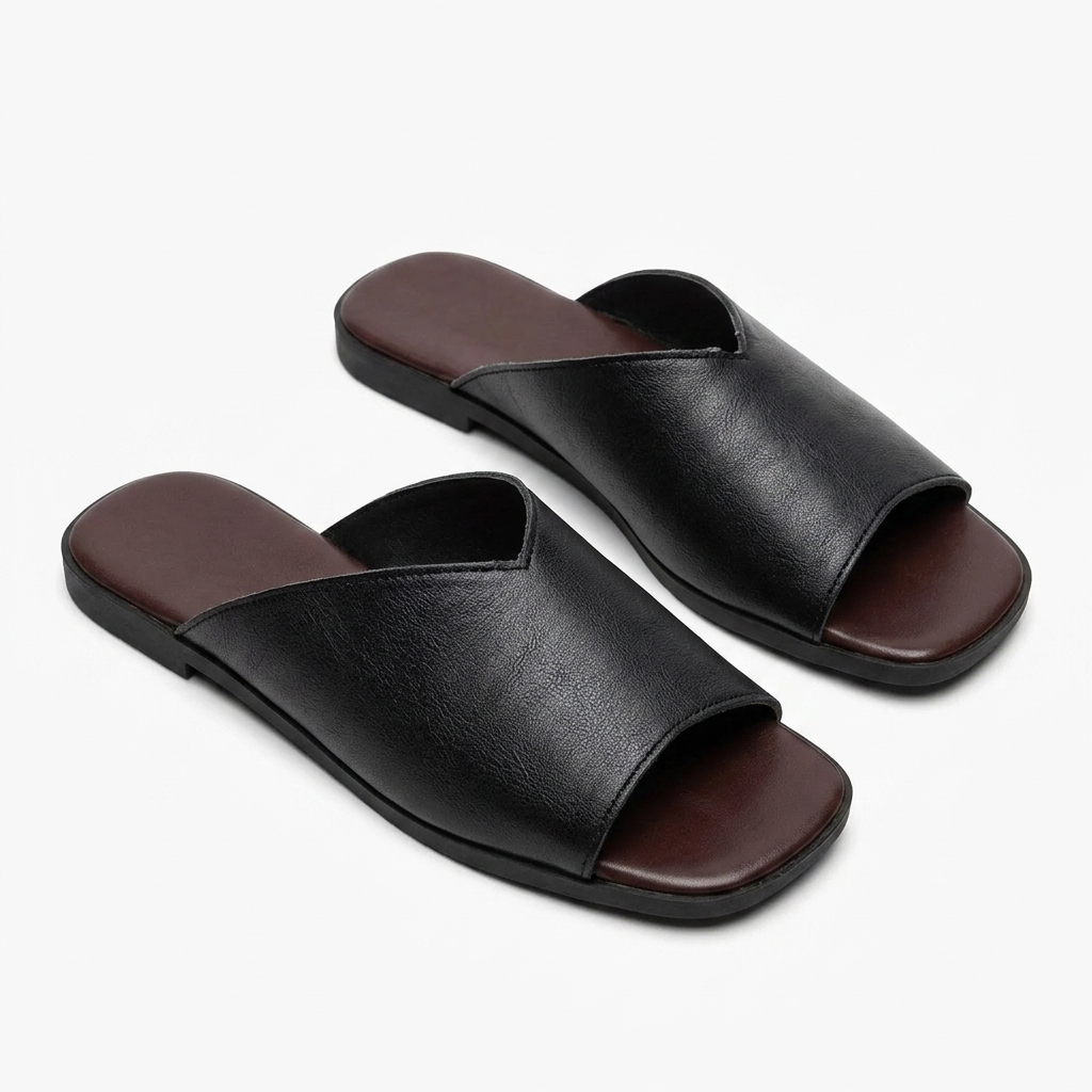 Lightweight women's open-toe flats, offering breezy comfort for all-day summer wear and style.