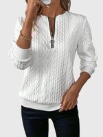 White Black Zipper