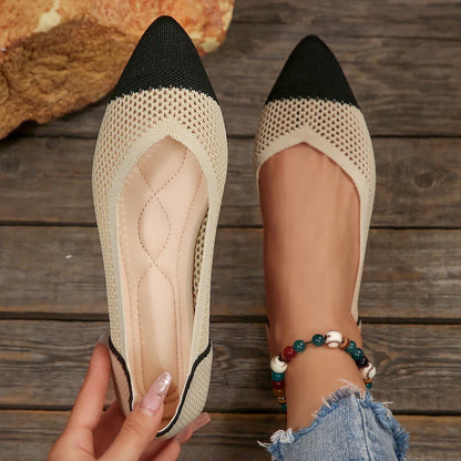 Women's Calora flats, breathable pointed toe for ultimate comfort & elegant style.