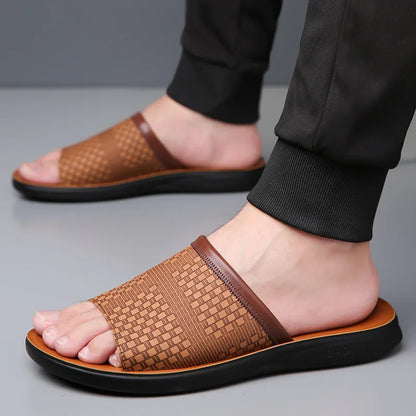Stylish women's casual slide sandals, ideal for beach trips, summer outfits & everyday style.
