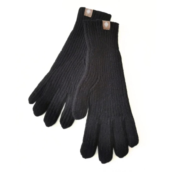 Soft knitted women's gloves, warm and touchscreen-friendly for daily use.