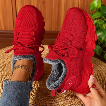 Comfortable women's walking sneakers with lace-up design, perfect for versatile daily fashion.