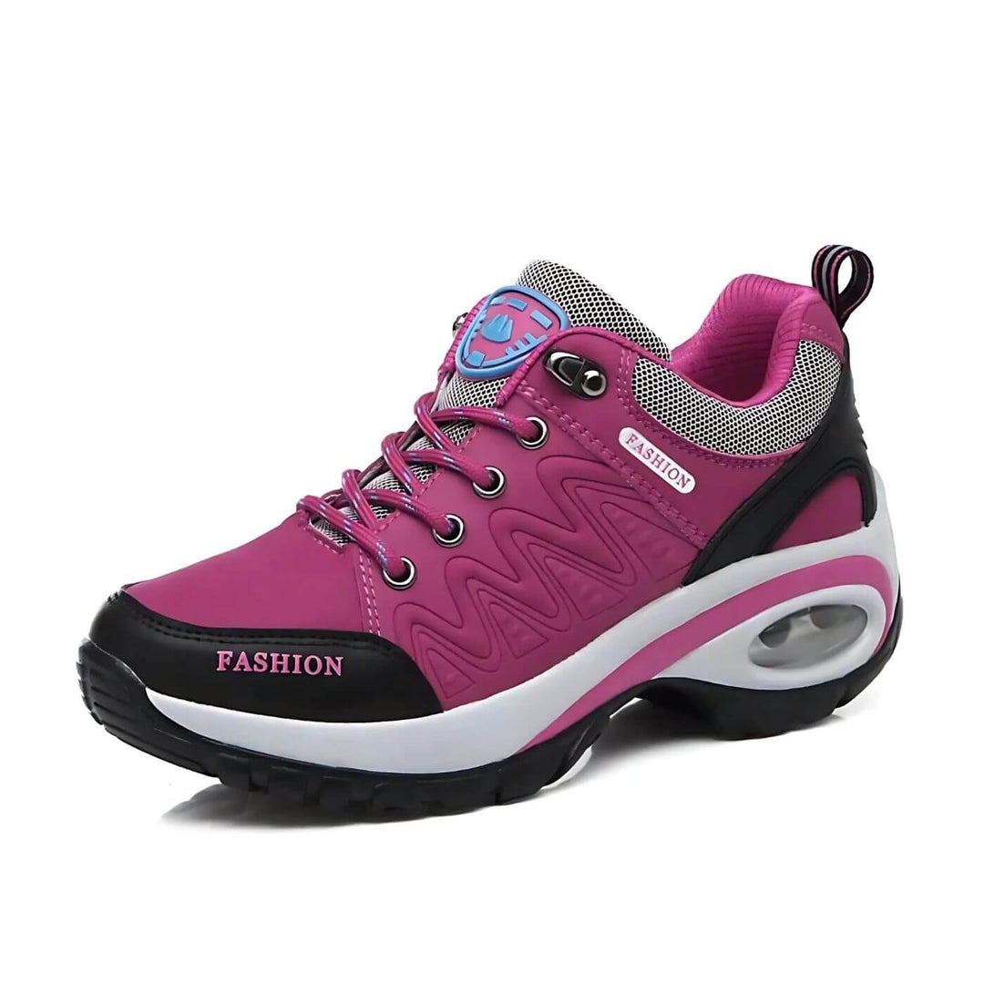 Comfortable women's casual shoes with advanced arch support, breathable fabric for active lifestyles.