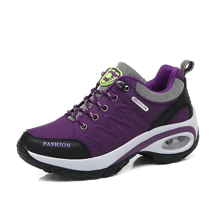 Shock-absorbing women's casual sneakers, providing excellent arch support and breathable comfort.