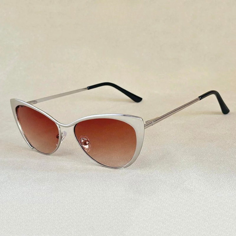 Modern women's cat eye sunglasses. UV400 protection eyewear, perfect for fashion and style.
