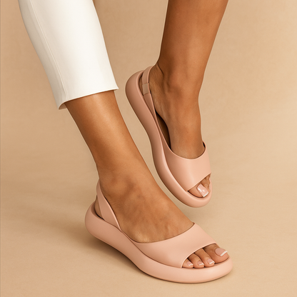 Dressy or casual Catrina women's slingback slides, versatile comfort footwear for any summer outfit.