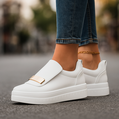 Women's Celina Rise platform sneakers, modern style, comfortable, shock absorbing.