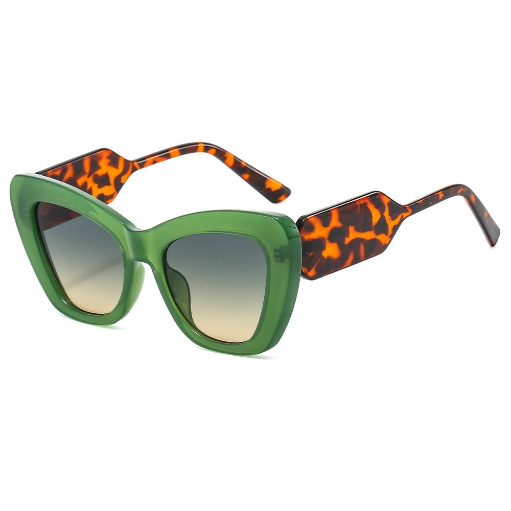 Women's chic cat eye sunglasses with UV400 protection, a stylish fashion eyewear accessory.
