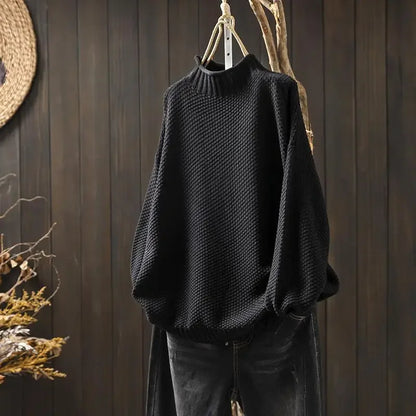 Stylish women's loose fit sweater for ultimate comfort. Perfect versatile pullover for casual or dressed-up looks.