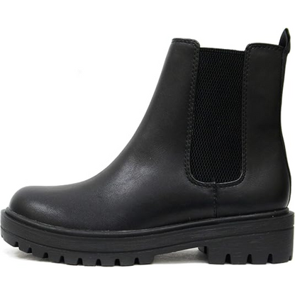 Chic women's low heel Chelsea ankle boots; the ultimate stylish and comfortable fall/winter footwear.