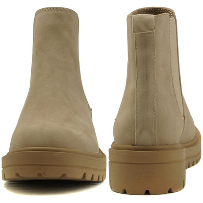Elegant slip-on women's Kailey Chelsea boots, featuring a chic low block heel for everyday comfort.