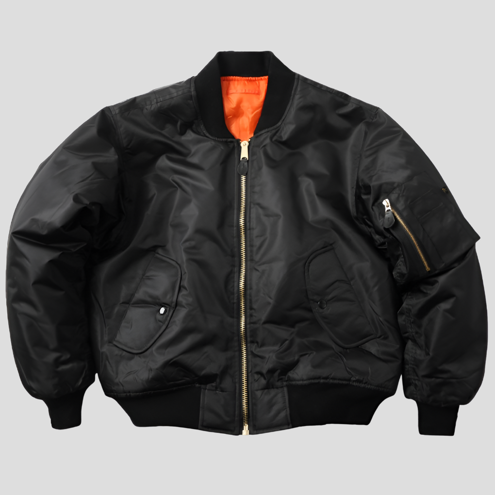 Embrace classic style with this women's bomber jacket. Versatile hip-length outerwear for everyday fashion.