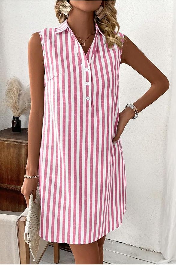 Comfortable women's midi dress for timeless everyday elegance. Relaxed fit, classic style, machine washable.