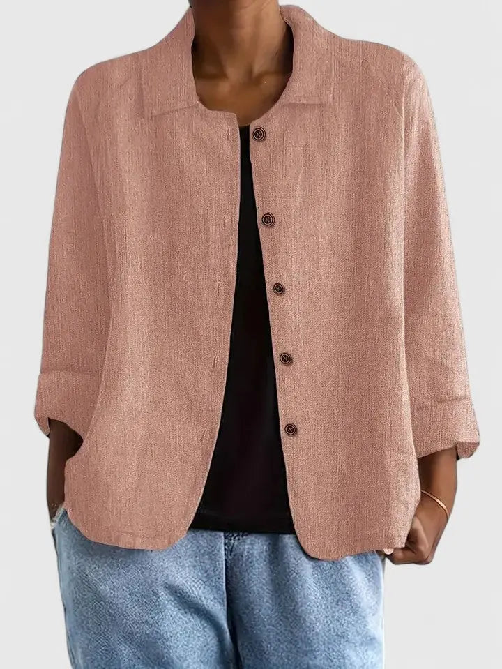 Minimalist women's lightweight top. Soft comfort, simple design, and a relaxed fit for versatile style.