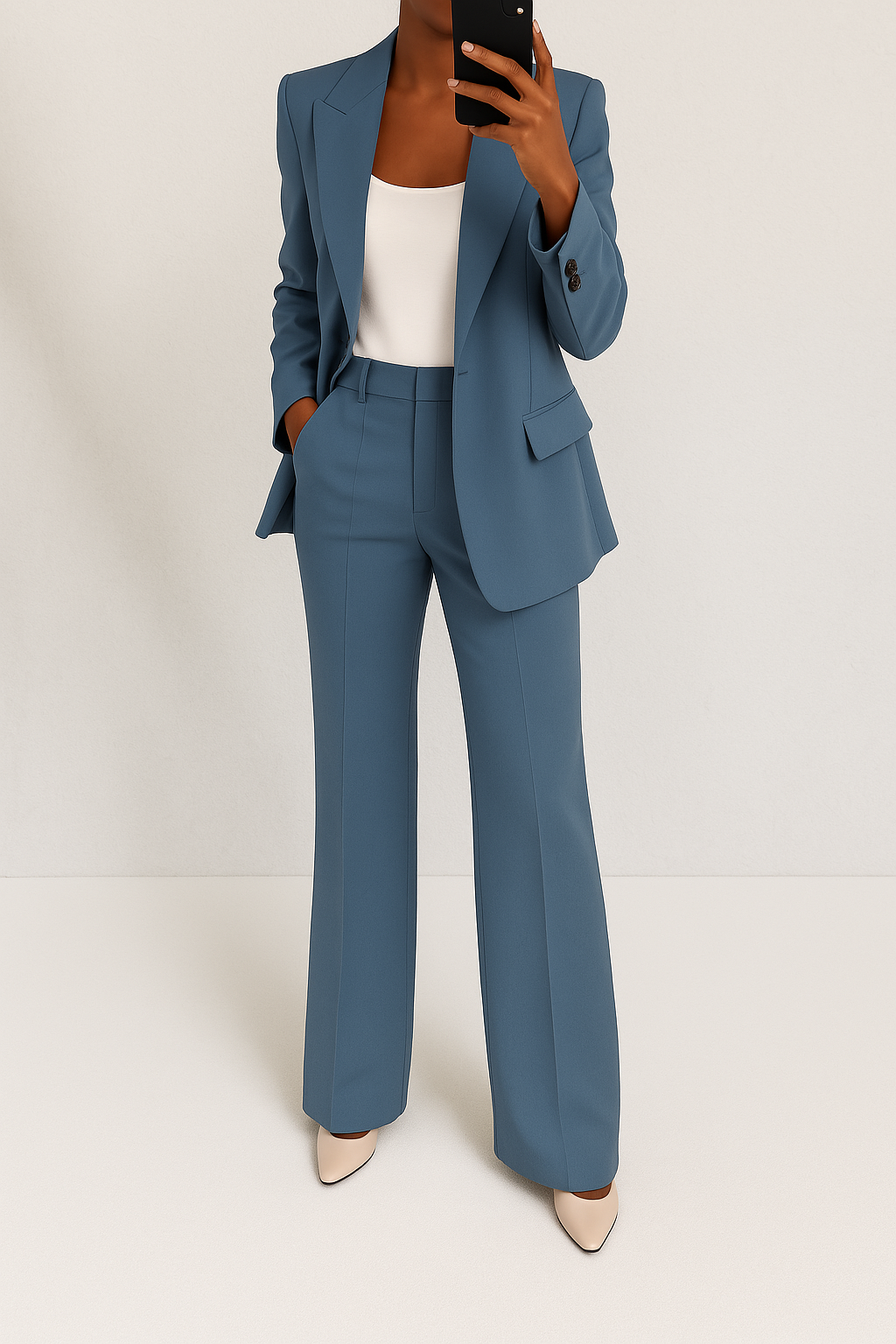 Women's Dress Pants: Perfectly tailored pants to match the blazer, ideal for office & formal attire.
