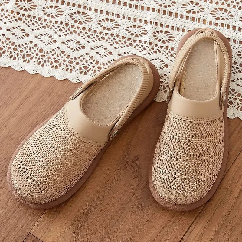 Cloudra women's slip-on clogs, cushioned and breathable for all-day comfort and easy wear.