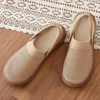 Cloudra women's slip-on clogs, cushioned and breathable for all-day comfort and easy wear.