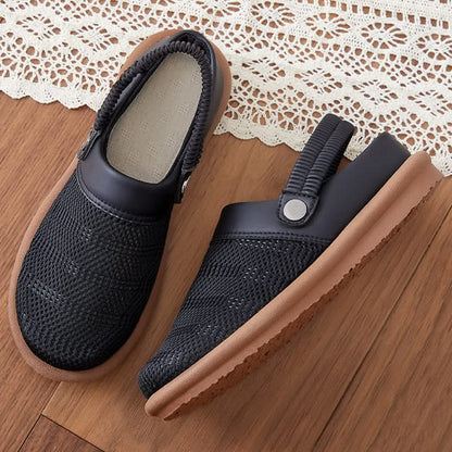 Cloudra women's casual clogs, breathable & cushioned slip-on shoes for comfortable summer adventures.