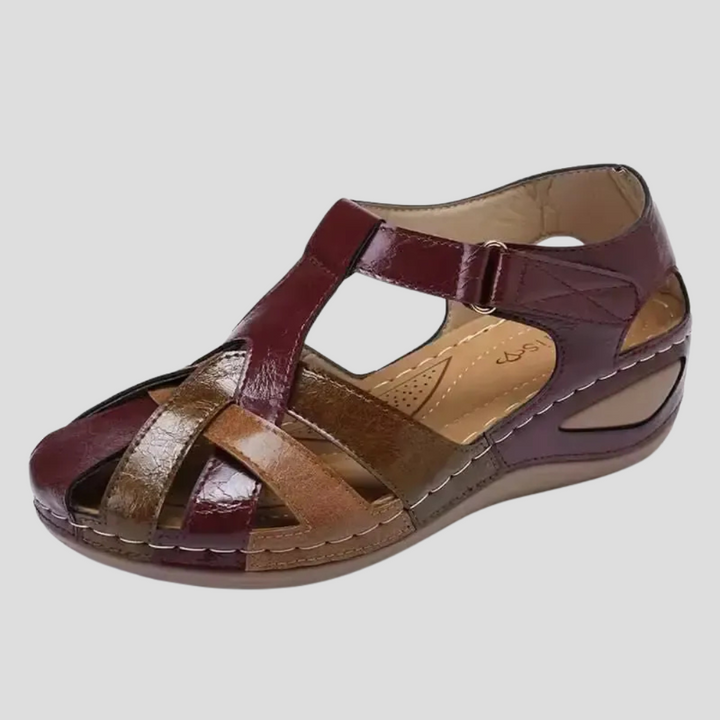 Women's comfort arch support sandals for daily wear, promoting foot health.