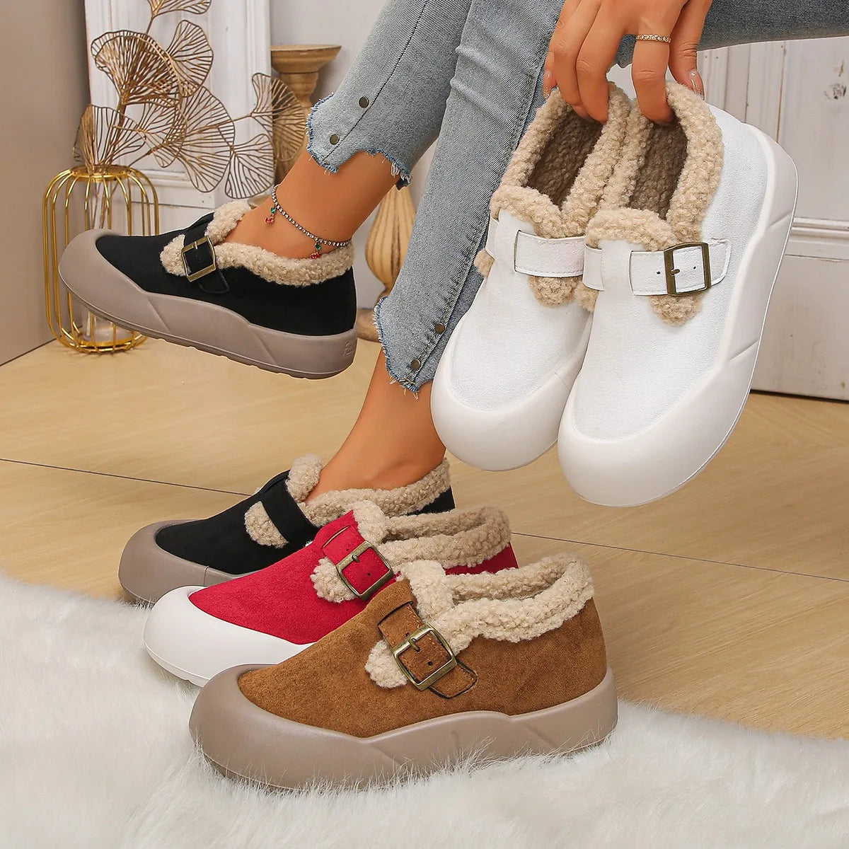Everyday women's clogs with a comfort design & decorative buckle, great for casual fall fashion.